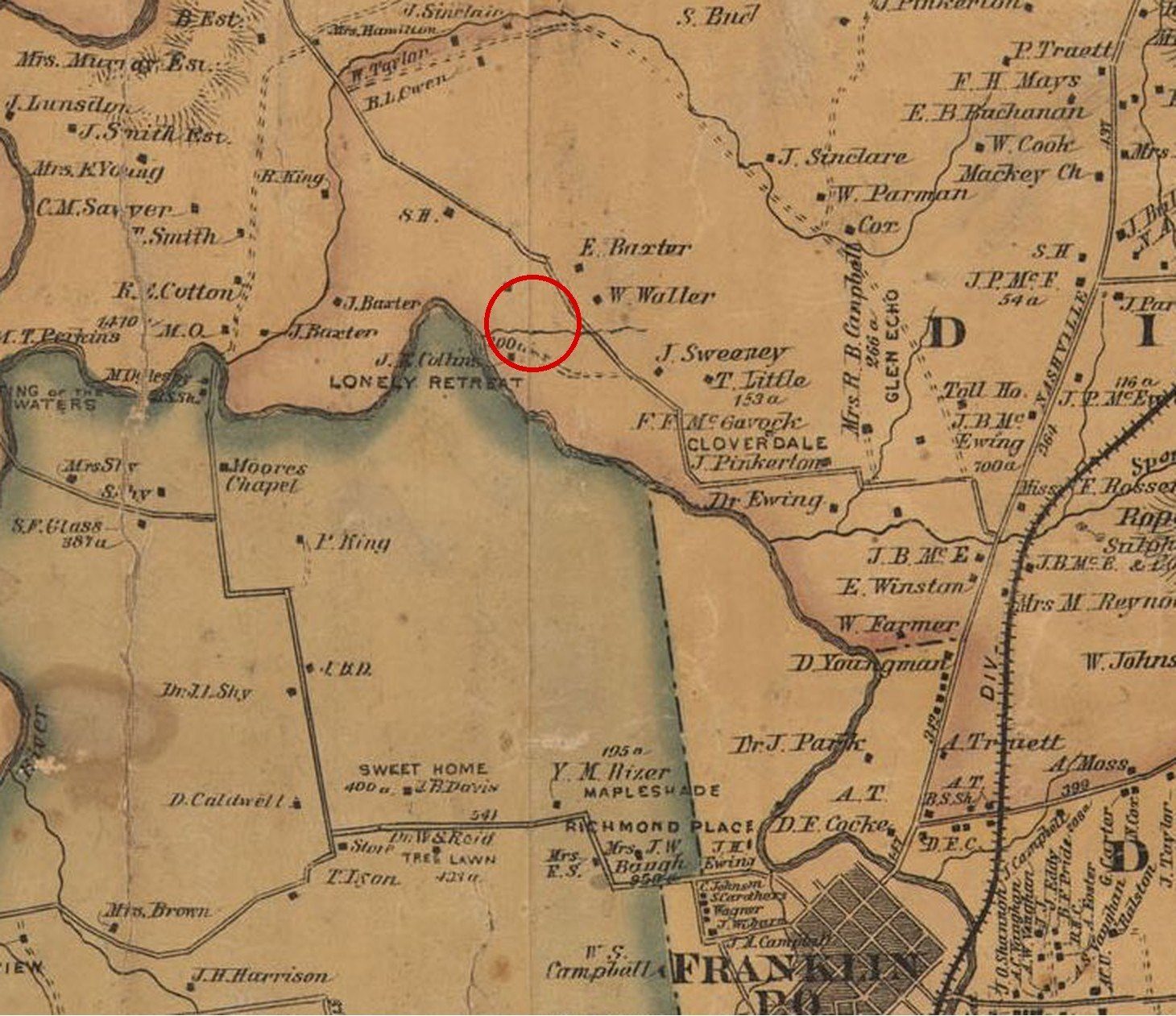 The 1878 county map