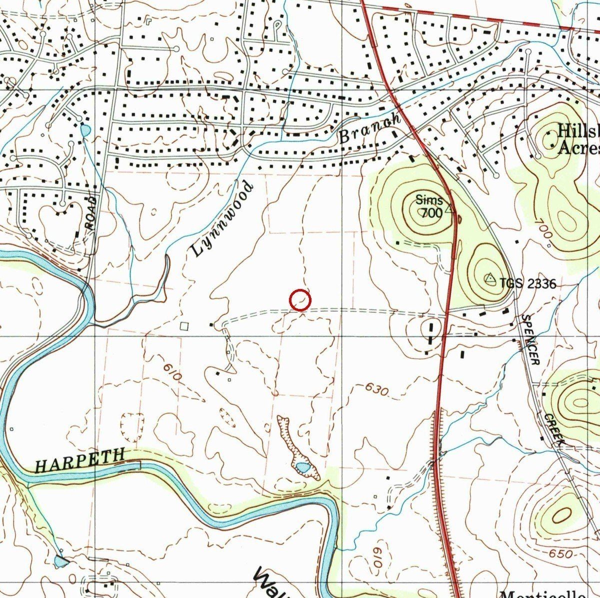1981: still farmland